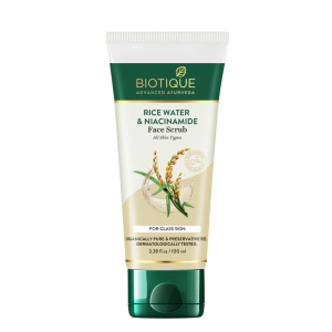 Biotique Rice Water Niacinamide Face Scrub ( All Skin Type )