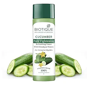 Biotique Cucumber - Pore Tightening Refreshing Toner With Himalayan Waters ( For Normal To Oily Skin )