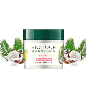 Biotique Coconut Brightening Instant Glow Cream ( For All Skin Type )