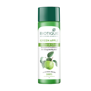 Biotique Green Apple Shine And Gloss Shampoo And Conditioner ( For Glossy Healthy Hair )