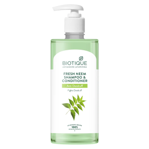 Biotique Fresh Neem Antidandruff Shampoo And Conditioner ( Flights Dandruff )