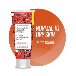 Aroma Magic Carrot Sun Screen Lotion SPF 15 ( Normal To Dry Skin )