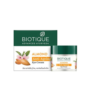 Biotique Almond Anti Ageing See Wrinkle Free Eye Cream ( Revitalized Skin )